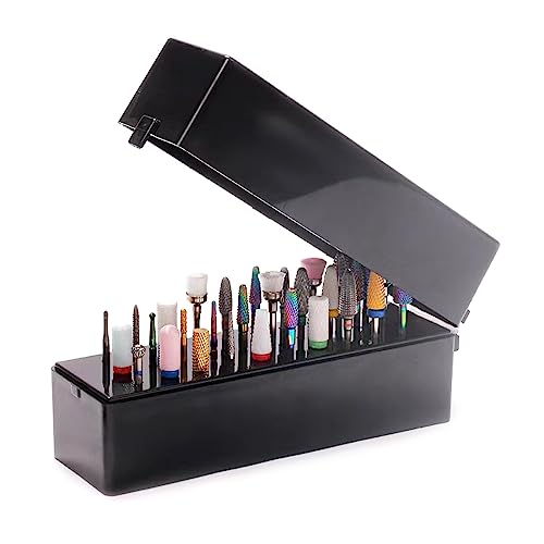 30/48 Löcher Bohrer Behälter Ständer Display Rack Kunst Bohrer Schleifkopf Bit Halter Display Aufbewahrungsbox von LLHCF