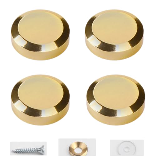 4 Stück Halter Clips Halter Clip Glas Halter Clip Glas Retainer Hängend mit Schrauben Feste Box Tür Dekoration von LLHCF