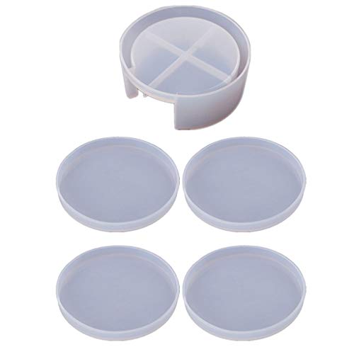 5 x Tablett-Formen für Kaffee mit Aufbewahrungsbox, Form für kreative Silikonform, Tischset-Form von LLHCF