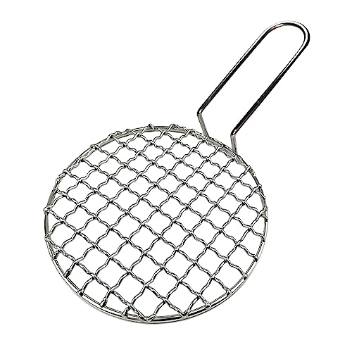 BBQ Net Grilling Meshes Reusable Barbecue Tool with Handle Stainless Steel Barnecue Net Barbecue Lover von LLHCF