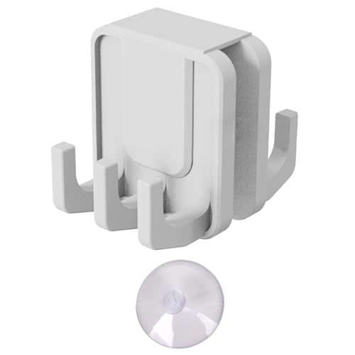 Badezimmer-Bademantel-Aufhänger, Duschtürhaken, Silikon, doppelseitig, Handtuchhaken über Glastür, Duschhandtuchhalter, dauerhafter Bademantel, Kleiderbügel Badezimmer-Bademantel-Aufhänger, Duschtürhaken, Silikon, doppelseitig, Handtuchhaken über Glastür, Duschhandtuchhalter, dauerhafter Bademantel, Kleiderbügel von LLHCF