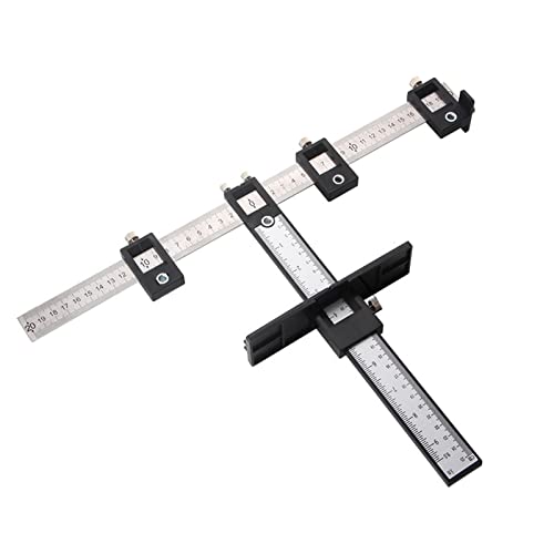 Bohrführungslineal Multifunktionaler Positionierungslochöffner für Schranktür Kleiderschrank Möbelgriff Öffnen Locator Multifunktionale Möbel Tischlerei Locator Bohrführung Lineal Holzbearbeitung Bohrführungslineal Multifunktionaler Positionierungslochöffner für Schranktür Kleiderschrank Möbelgriff Öffnen Locator Multifunktionale Möbel Tischlerei Locator Bohrführung Lineal Holzbearbeitung von LLHCF