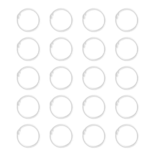 Buchbinderinge aus Metall, 25 mm, für effizientes Dokumentenmanagement und Bastelprojekte, 20 Stück Buchbinderinge aus Metall, 25 mm, für effizientes Dokumentenmanagement und Bastelprojekte, 20 Stück von LLHCF
