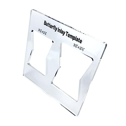 Butterfly Key Inlay Template Set Router Slotting Auxiliary Tool Slot Cutting Wood Bowtie Bow Tie Joint Woodwork Router and Decorative Templates for Woodworking Butterfly Key Inlay Template Set Router Slotting Auxiliary Tool Slot Cutting Wood Bowtie Bow Tie Joint Woodwork Router and Decorative Templates for Woodworking von LLHCF
