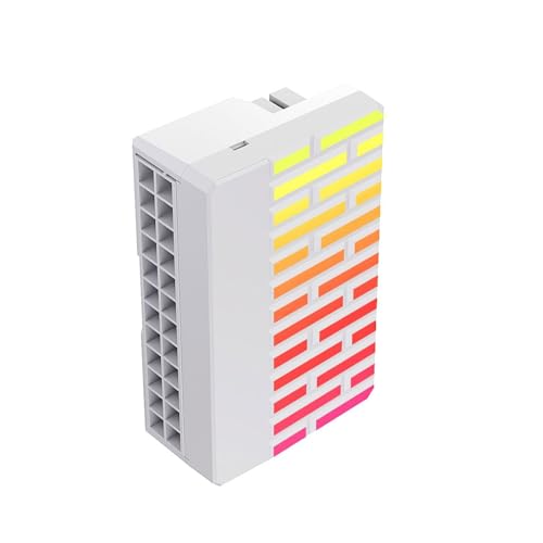 Desktop-Netzteil, 24-poliger Adapter, 90-Grad-Drehung, verbessert das Kabelmanagement, ARGB ermöglicht Desktop-Netzteil, 24-poliger Adapter, 90-Grad-Drehung, verbessert das Kabelmanagement, ARGB ermöglicht von LLHCF