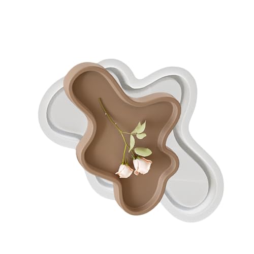 Elegante Harz-Aufbewahrungsplattenformen für Untersetzer und Schmucktabletts, Silikon-Epoxid-Gussform für kreative Präsentationsplatte Elegante Harz-Aufbewahrungsplattenformen für Untersetzer und Schmucktabletts, Silikon-Epoxid-Gussform für kreative Präsentationsplatte von LLHCF