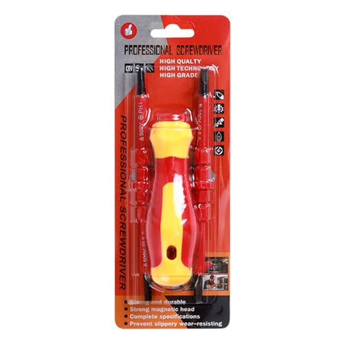 Essentielles isoliertes Schraubendreher-Set für elektrische Multifunktionswerkzeuge mit starker Spitze, größere Härte, Elektriker-Werkzeugset Essentielles isoliertes Schraubendreher-Set für elektrische Multifunktionswerkzeuge mit starker Spitze, größere Härte, Elektriker-Werkzeugset von LLHCF