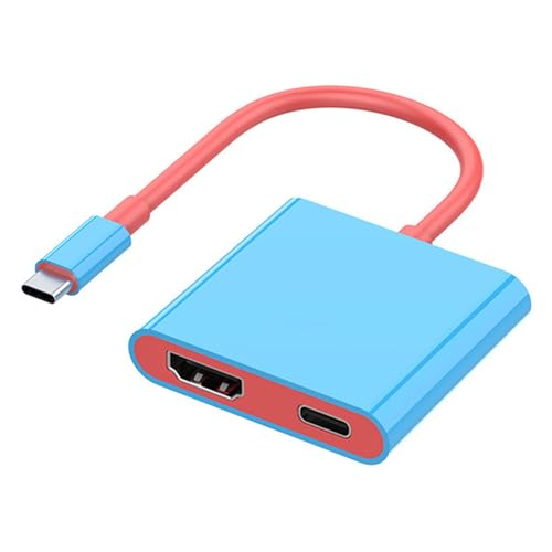 Exquisites USB-C-auf-HDTV-Adapter, Typ-C-Hubs für Reisen und Gaming, 4K @ 30Hz, 1080p @ 60Hz Ausgang von LLHCF