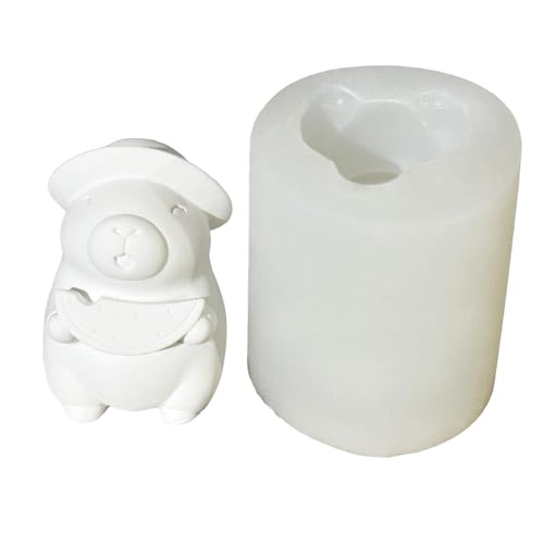 Flexible Silikonform, Capybara-Form, duftende Aromatherapie, handgefertigte Desktop-Ornamente, Capybara-Silikonform von LLHCF