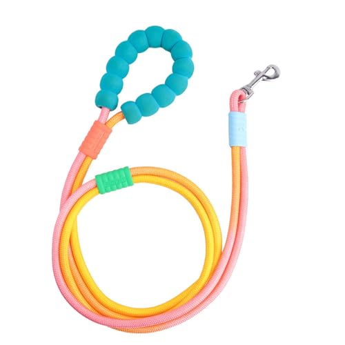 Hundeleine, vielseitig, bunt, verstellbar, lang, Crossbody-Geschirr, bunte Hundeleine für große Hunde von LLHCF
