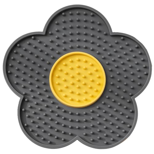 Katzen Slow Feeders Leckmatte für Spaß Lecken Silikon-Pad für tägliche Fütterung Haustierfütterung Nassfutter Hundeunterlage Kleine Hunde Katzen Slow Feeders Leckmatte für Spaß Lecken Silikon-Pad für tägliche Fütterung Haustierfütterung Nassfutter Hundeunterlage Kleine Hunde von LLHCF