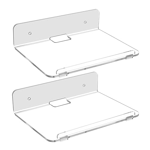 LLHCF Acryl-Badezimmerregale ohne Bohren für die Wand, Acryl, schwebende Regale, Display-Regal, transparenter Display-Regalhalter LLHCF Acryl-Badezimmerregale ohne Bohren für die Wand, Acryl, schwebende Regale, Display-Regal, transparenter Display-Regalhalter von LLHCF