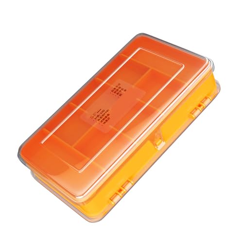 LLHCF Aufbewahrungsbox mit flexiblen Fächern und herausnehmbaren Trennwänden für einfache Organisation, elektronische Teile, transparente Organizer von LLHCF