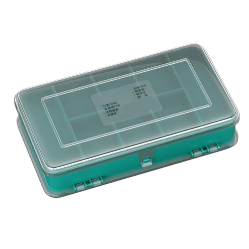 LLHCF Aufbewahrungsbox mit flexiblen Fächern und herausnehmbaren Trennwänden für einfache Organisation, elektronische Teile, transparente Organizer von LLHCF