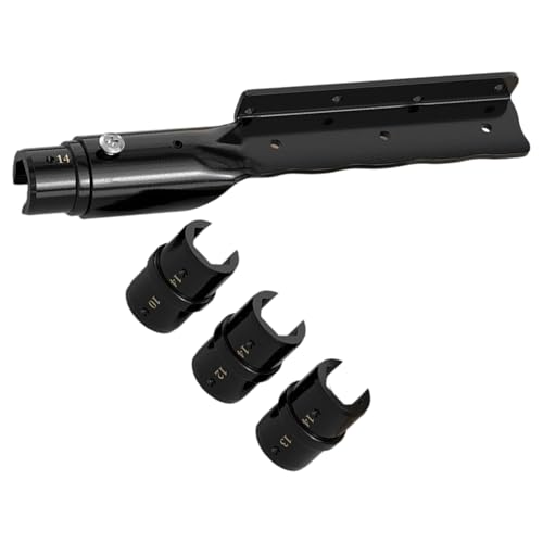 LLHCF Austauschbare Stecknüsse, Deckenstangenschlüssel, 10, 12, 13, 14, 17 mm, ergonomischer Griff für längere Bauarbeiten, Hartstahl, Deckenmontagewerkzeug LLHCF Austauschbare Stecknüsse, Deckenstangenschlüssel, 10, 12, 13, 14, 17 mm, ergonomischer Griff für längere Bauarbeiten, Hartstahl, Deckenmontagewerkzeug von LLHCF