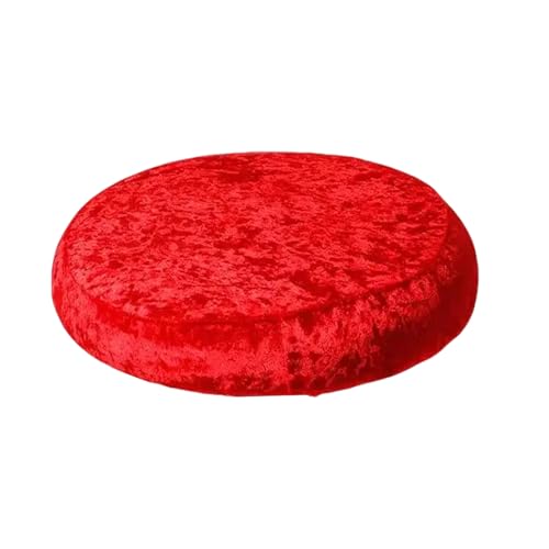 LLHCF Eleganter, farbenfroher, runder Sitzbezug für Hocker, verschönert die Heimdekoration, geeignet für verschiedene Innenumgebungen, Samt-Hocker-Schonbezug von LLHCF