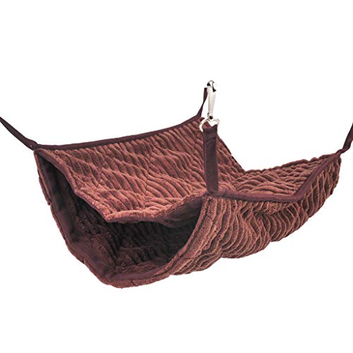LLHCF Haustier-Hängematte, doppellagig, Plüsch, weich, warm, zum Aufhängen, für kleine Haustiere, Hamster, Eichhörnchen, Chinchilla, Haus, Kleintier-Hängematte LLHCF Haustier-Hängematte, doppellagig, Plüsch, weich, warm, zum Aufhängen, für kleine Haustiere, Hamster, Eichhörnchen, Chinchilla, Haus, Kleintier-Hängematte von LLHCF