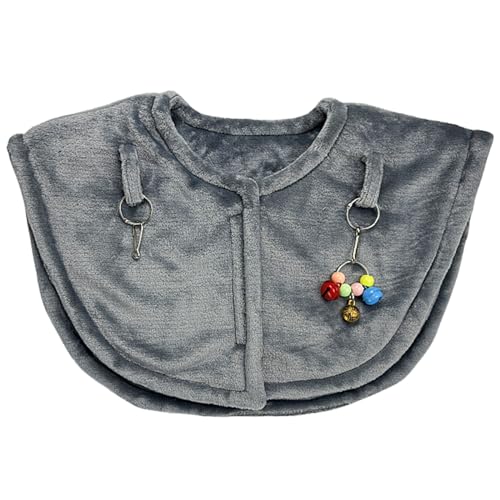 LLHCF Kratzfester Schulterschutz für Vögel, Fußkettchen und Spielzeug, Nymphensittiche, Finken, multifunktionales Haustier-Schulterpolster, Windel, Papageien-Trainingsspielzeug von LLHCF