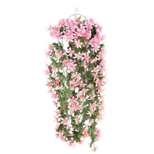 LLHCF Künstliche hängende Blumenpflanze für den Garten außen und innen, 90 cm, Ranke für Hochzeit, Hochzeit, Dekoration, Kunstpflanze LLHCF Künstliche hängende Blumenpflanze für den Garten außen und innen, 90 cm, Ranke für Hochzeit, Hochzeit, Dekoration, Kunstpflanze von LLHCF