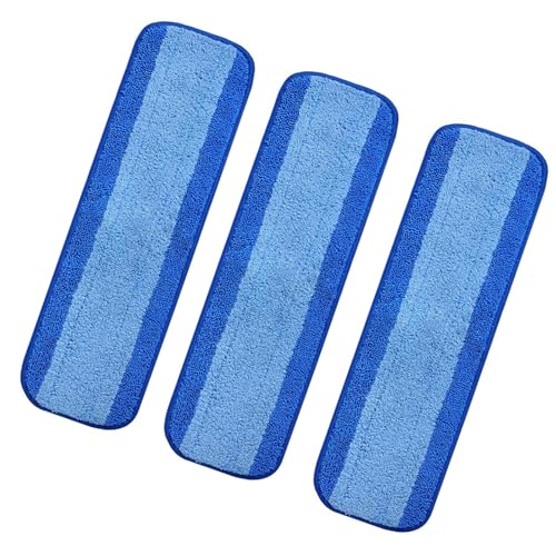 LLHCF Mikrofaser-Wischmopp-Nachfüllpackungen für Wischmopp, 45,7 cm, waschbar und wiederverwendbar, für harte Oberflächen, effizientes Reinigungswerkzeug, 3 Stück LLHCF Mikrofaser-Wischmopp-Nachfüllpackungen für Wischmopp, 45,7 cm, waschbar und wiederverwendbar, für harte Oberflächen, effizientes Reinigungswerkzeug, 3 Stück von LLHCF