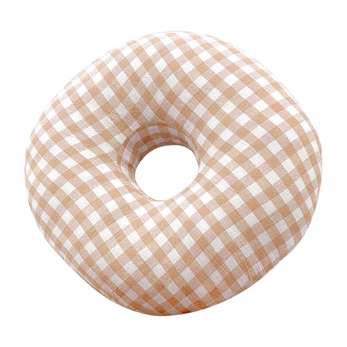 LLHCF Ohrentlastungskissen für Seitenschläfer, Antidruck-Piercing-Kissen mit waschbarem Polyesterfaser-Design, Donut-Kissen zur Ohrentlastung von LLHCF
