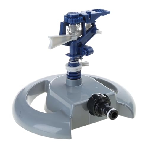 LLHCF Sprinkler Mobile Automatische 360 Grad Drehkopf Garten Sprinkler Bewässerung Bewässerung für Garten Gewächshaus von LLHCF