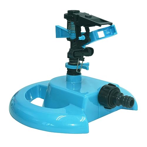 LLHCF Sprinkler Mobile Automatische 360 Grad Drehkopf Garten Sprinkler Bewässerung Bewässerung für Garten Gewächshaus von LLHCF