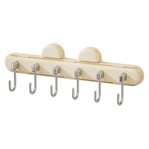 LLHCF Stabile ABS-Saugnapf-Haken, abnehmbar zum Aufhängen von Zubehör in Bad, Küche oder Zimmer LLHCF Stabile ABS-Saugnapf-Haken, abnehmbar zum Aufhängen von Zubehör in Bad, Küche oder Zimmer von LLHCF