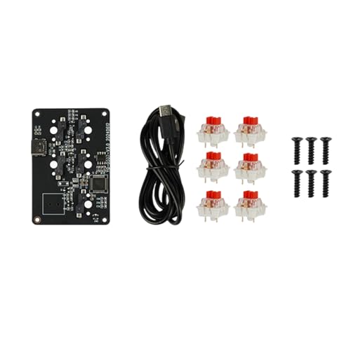 LLHCF Vollständig anpassbare mechanische Tastatur für 3D-Druck mit abnehmbarem Kabel und Beleuchtung von LLHCF