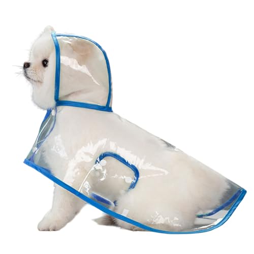 Leichte Regenbekleidung für kleine bis große Hunde, Ponchos, Kapuzenpullover, Haustier-Regenbekleidung mit Hut, Haustier-Regenmäntel Leichte Regenbekleidung für kleine bis große Hunde, Ponchos, Kapuzenpullover, Haustier-Regenbekleidung mit Hut, Haustier-Regenmäntel von LLHCF