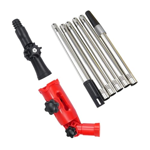 Mehrzweck-Dachrinnenreinigungssysteme, 2 verstellbare Adapter, 1,7 m Teleskopstangen, geeignet für Dach- und Bodenrinnenwerkzeug Mehrzweck-Dachrinnenreinigungssysteme, 2 verstellbare Adapter, 1,7 m Teleskopstangen, geeignet für Dach- und Bodenrinnenwerkzeug von LLHCF