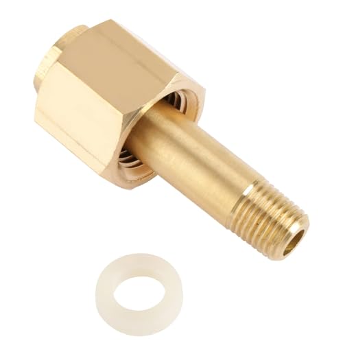 Messing Adapter Mutter passend für CGA 320 NPT1/4 Druckminderer Ventile Tanks Kohlendioxid Anwendungen Kohlendioxid Tankarmaturen mit Dichtscheibe Messing Adapter Mutter passend für CGA 320 NPT1/4 Druckminderer Ventile Tanks Kohlendioxid Anwendungen Kohlendioxid Tankarmaturen mit Dichtscheibe von LLHCF