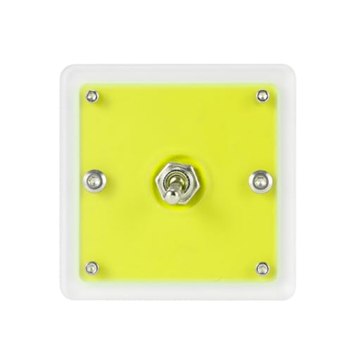 Modische Acryl-Einzel- oder Doppel-Kontrollschalter, Wandschalter, Platte für Wohnzimmer und Büro, Wanddekoration, Doppel-Kontrollschalterplatte von LLHCF