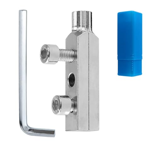 Multifunktionaler Wasserhahn, Winkel, Ventile, Draht-Abziehrohr, Wasserhahn für 1,27 cm/3,9 cm Rohr, einfache Entfernung, abisolierte Schraube von LLHCF