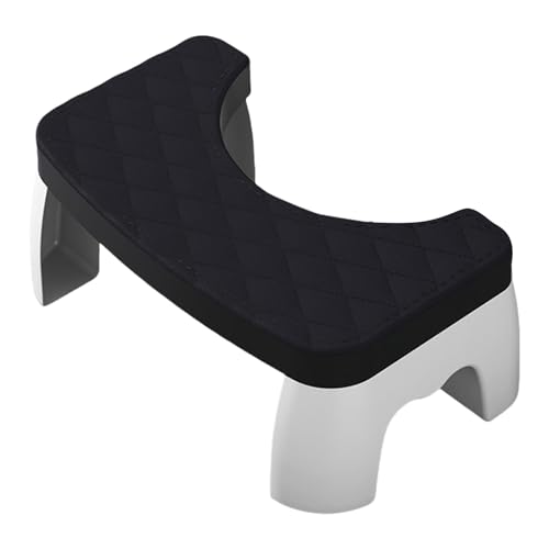 PP-Badezimmer-Tritthocker, WC-Erhöhung, verdickter Sitz für Senioren und Kleinkinder, rutschfestes Design, leicht zu reinigende Oberflächen, ergonomischer Toiletten-Tritthocker von LLHCF