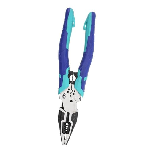 Präzise Abisolierzange mit Schneide- und Abisolierfunktion, 4-Loch-Crimper für die Reparatur zu Hause und den industriellen Gebrauch, multifunktionaler Abisolierzange, Crimpschneider von LLHCF