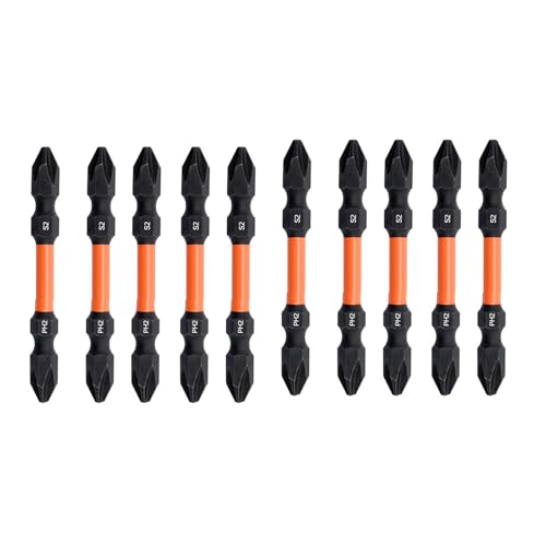 Präzise gearbeitete Doppelkopf-Kreuz-Schlag-Bits aus S2-Stahl zum Abisolieren und sorgt für eine sichere Befestigung, tragbares Schraubendreher-Set Präzise gearbeitete Doppelkopf-Kreuz-Schlag-Bits aus S2-Stahl zum Abisolieren und sorgt für eine sichere Befestigung, tragbares Schraubendreher-Set von LLHCF