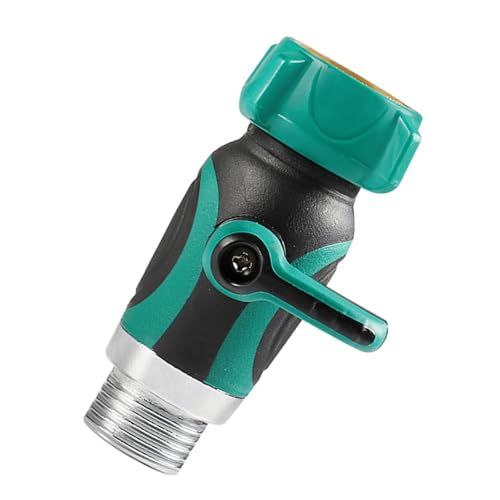 Praktisches Gartenschlauch-Absperrventile-Set, 180-Grad-Designs mit Schottverschraubung für einfache Wasserkontrolle, Wasserfässer, Outdoor-Wasserfässer von LLHCF