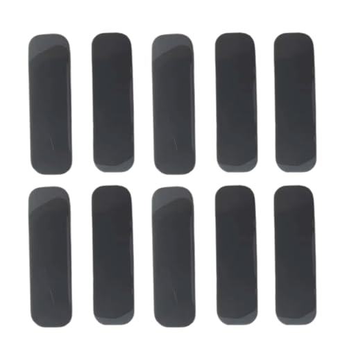 Rutschfeste selbstklebende Silikon-Gummifüße, stoßfest, oval, für Tastaturen, Unterschrank, 10 Stück Rutschfeste selbstklebende Silikon-Gummifüße, stoßfest, oval, für Tastaturen, Unterschrank, 10 Stück von LLHCF