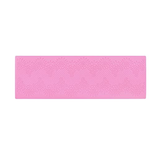Silikonform mit Spitze, verschiedene strukturierte Kuchenmatte, Silikonform, Fondant-Matten, Blumenmuster, Spitzenmatte für Kuchendekoration von LLHCF