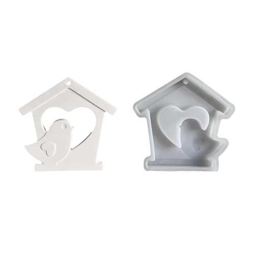 Silikonform zur Herstellung von Hausvogelschildern, Anhängergießen zum Personalisieren von Geschenken und Bastel-Enthusiasten, leicht zu lösen, Silikonform Silikonform zur Herstellung von Hausvogelschildern, Anhängergießen zum Personalisieren von Geschenken und Bastel-Enthusiasten, leicht zu lösen, Silikonform von LLHCF