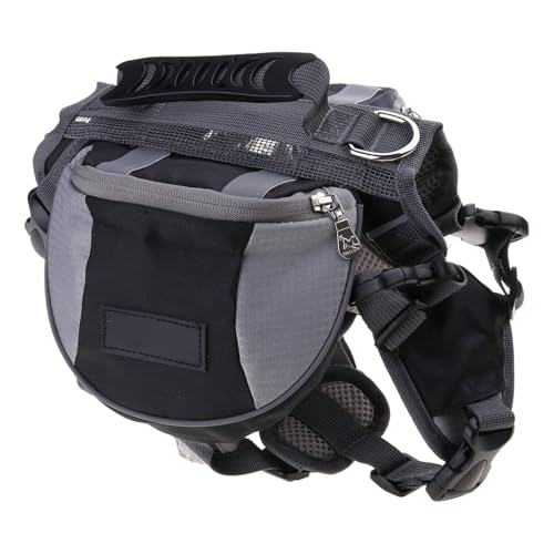Verstellbarer Welpen-Rucksack mit Griff für kleine Hunde, für den Außenbereich, groß, selbsttragend, verstellbarer Rucksack Verstellbarer Welpen-Rucksack mit Griff für kleine Hunde, für den Außenbereich, groß, selbsttragend, verstellbarer Rucksack von LLHCF