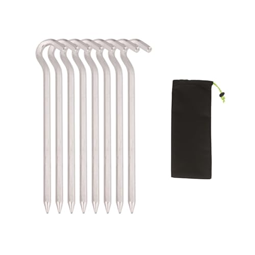 Zeltnägel aus Aluminiumlegierung, Bodennägel, Zeltzubehör für Outdoor, Camping, Heringe für den Außenbereich, Stäbe, Stabilitätszubehör Zeltnägel aus Aluminiumlegierung, Bodennägel, Zeltzubehör für Outdoor, Camping, Heringe für den Außenbereich, Stäbe, Stabilitätszubehör von LLHCF