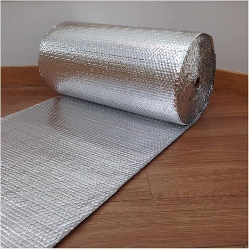 Isolierfolie Heizung, Heizkörper Reflexionsfolie, Isolierung Wärme Isolation Roll Blasenfolie Isolierung Doppelschicht Wärme reflektierender Strahlungsbarriere Selbstklebend Isolierfolie Heizung, Heizkörper Reflexionsfolie, Isolierung Wärme Isolation Roll Blasenfolie Isolierung Doppelschicht Wärme reflektierender Strahlungsbarriere Selbstklebend von LLHTTDMBDFC