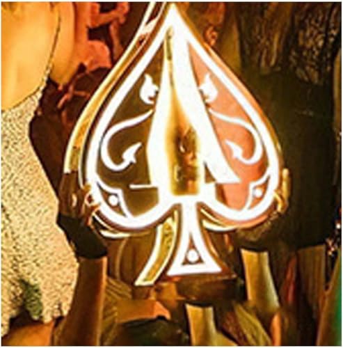 LLHTTDMBDFC Champagner-VIP-Flaschenpräsentator, Champagnerflaschen-Präsentator, wiederaufladbare Partylichter, geeignet for Nächte drinnen und draußen, Neon-Partys von LLHTTDMBDFC