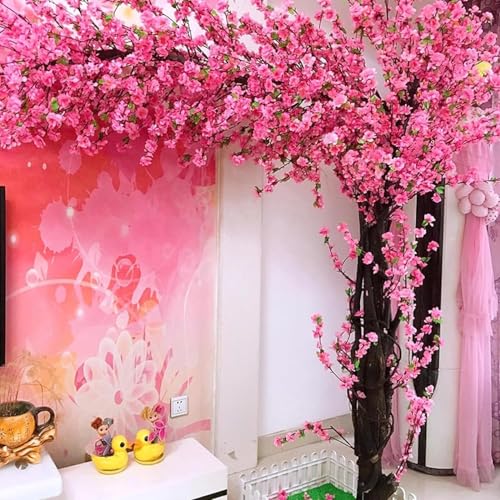 LLHTTDMBDFC Künstlicher Kirschblütenbaum, Blossom Baum Große Simulation Anlage Wünschen Handgemachte Seide Blume for Büro Wohnzimmer Party DIY Hochzeit Decor Künstlicher Kirschbaum,(1.8X1.5M) von LLHTTDMBDFC