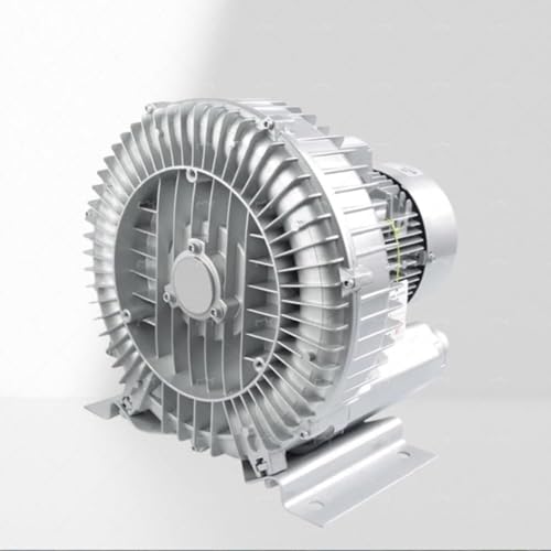 LLHTTDMBDFC Regeneratives Gebläse, Seitenkanalverdichter, 0,24 PS 0,33 PS 0,47 PS Hochdruck-Wirbelringgebläse 110 V 50 Hz einphasig, for Abwasserbelüftungsaquarien(350W/0.47HP) von LLHTTDMBDFC