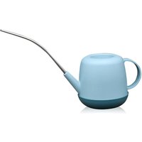 1-Liter-Pflanzengießkanne, Gießkanne aus Kunststoff, leichte Gießkanne mit langem Ausguss für Gartenarbeit und Zimmerbepflanzung (blau) von LLING
