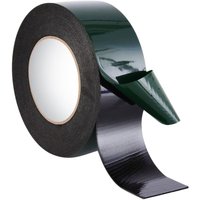 10 m (50 mm) doppelseitiges Schaumstoffklebeband, wasserdichtes Schwammband, schwarz von LLING