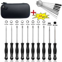 10-teiliges Schraubendreher-Set zur Walbro-Vergasereinstellung an kleinen 2-Takt-Motoren von Kettensägen/Rasentrimmern/usw., GU.B/gut von LLING